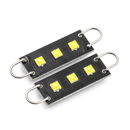 44mm 5050 3SMD Rigid Loop Festoon LED Interior Map Dome Reading Light Bulbs