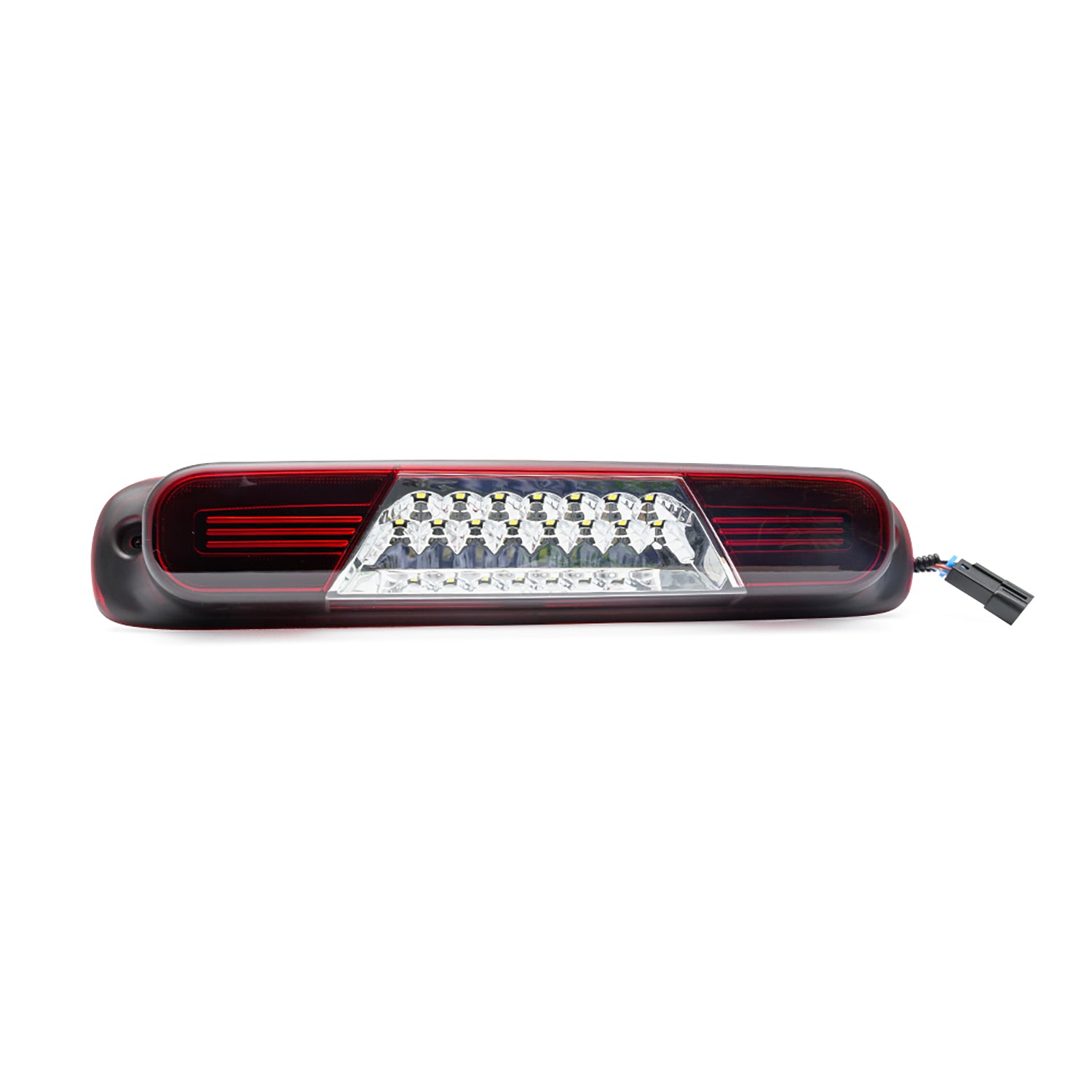 Red Lens Double C-Shaped LED Third Brake Light For 1999-2007 Chevrolet Silverado, GMC Sierra - NS Auto Lighting