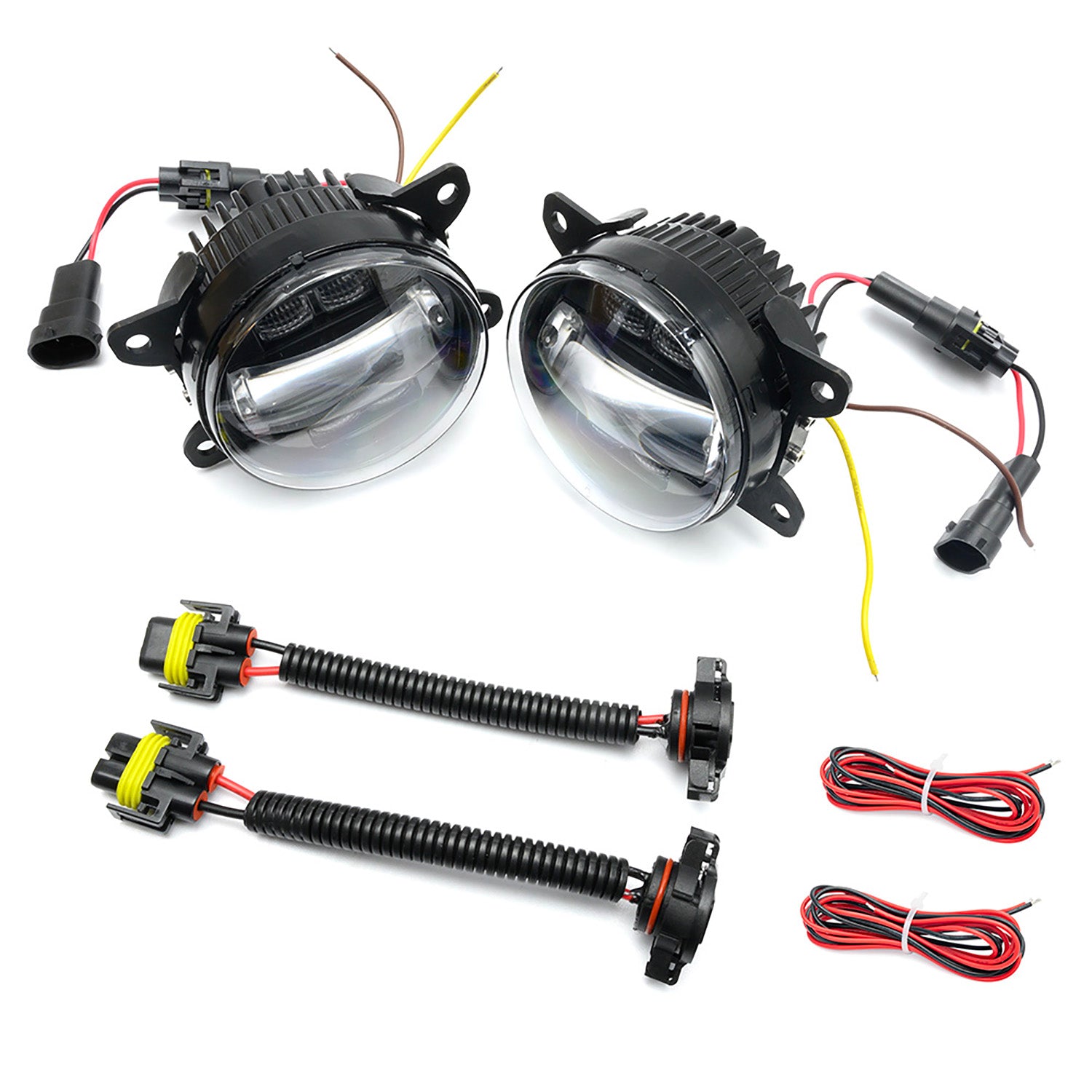 Smoked Lens Switchback LED Front Bumper Fog Light Assembly For Peugeot and Citroen - NS Auto Lighting