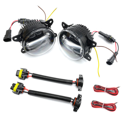 Smoked Lens Switchback LED Front Bumper Fog Light Assembly For Peugeot and Citroen - NS Auto Lighting