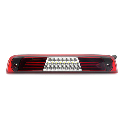 Red Lens Double C-Shaped LED Third Brake Light For 2019-2023 RAM 1500 - NS Auto Lighting