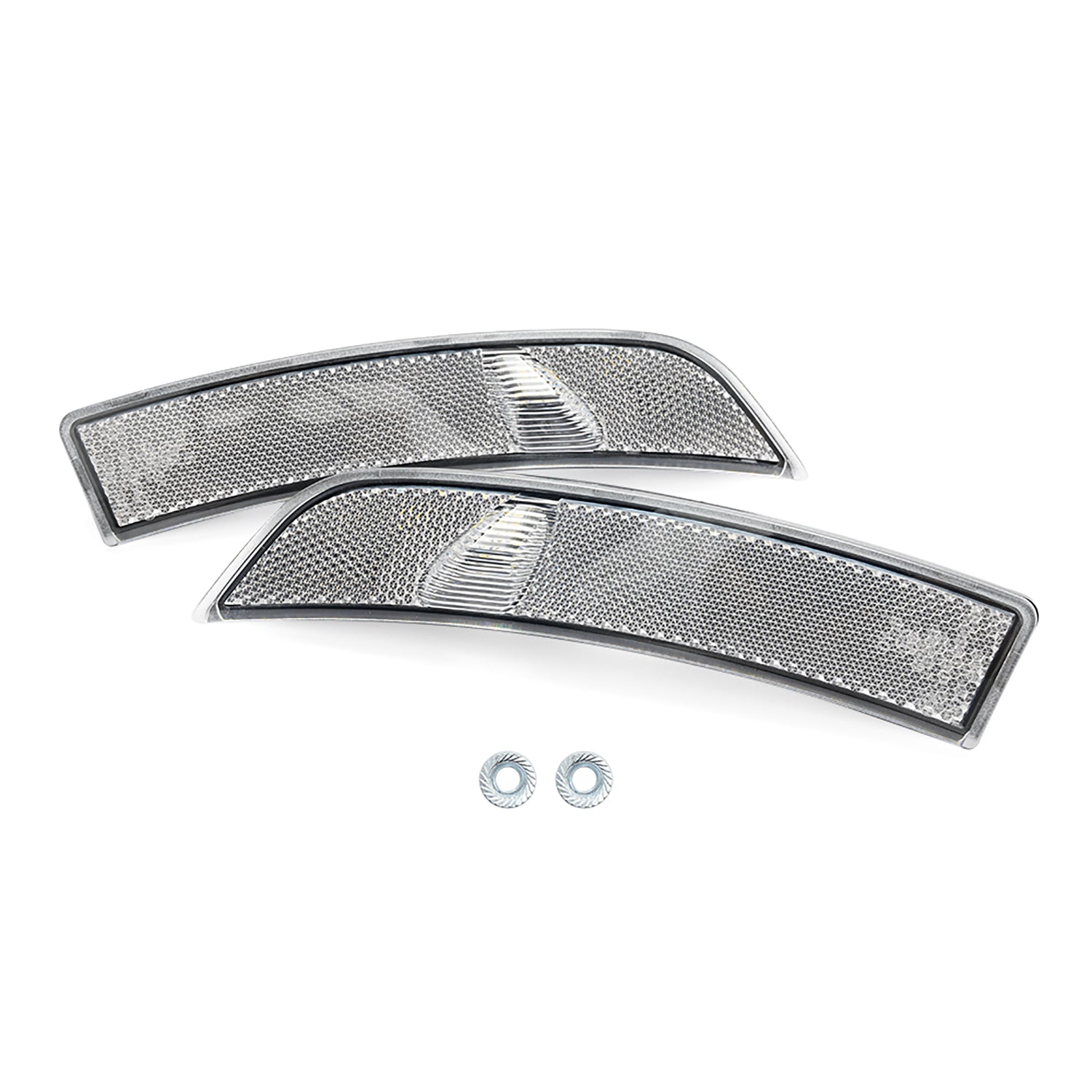 JDM Style Clear Lens White LED Front Bumper Side Marker Lights For 2022+ Toyota GR86 - NS Auto Lighting