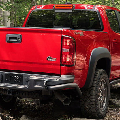 Troisième feu stop stroboscopique à LED de style F1 à lentille fumée pour Chevrolet Colorado, GMC Canyon 2015-2022