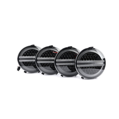 Clear Lens LED Halo Tail Light Assembly For 2005-2013 Chevrolet Corvette C6 - NS Auto Lighting