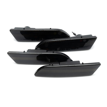 Smoked Lens LED Front & Rear Side Marker Lights For 2004-2008 Chrysler Crossfire - NS Auto Lighting