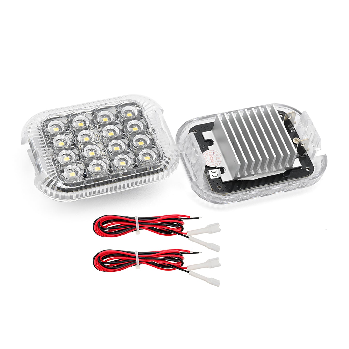 Lot de 2 éclairages LED pour zone de chargement intérieure de rénovation pour Ford Transit 150 250 350, etc. 2015+.