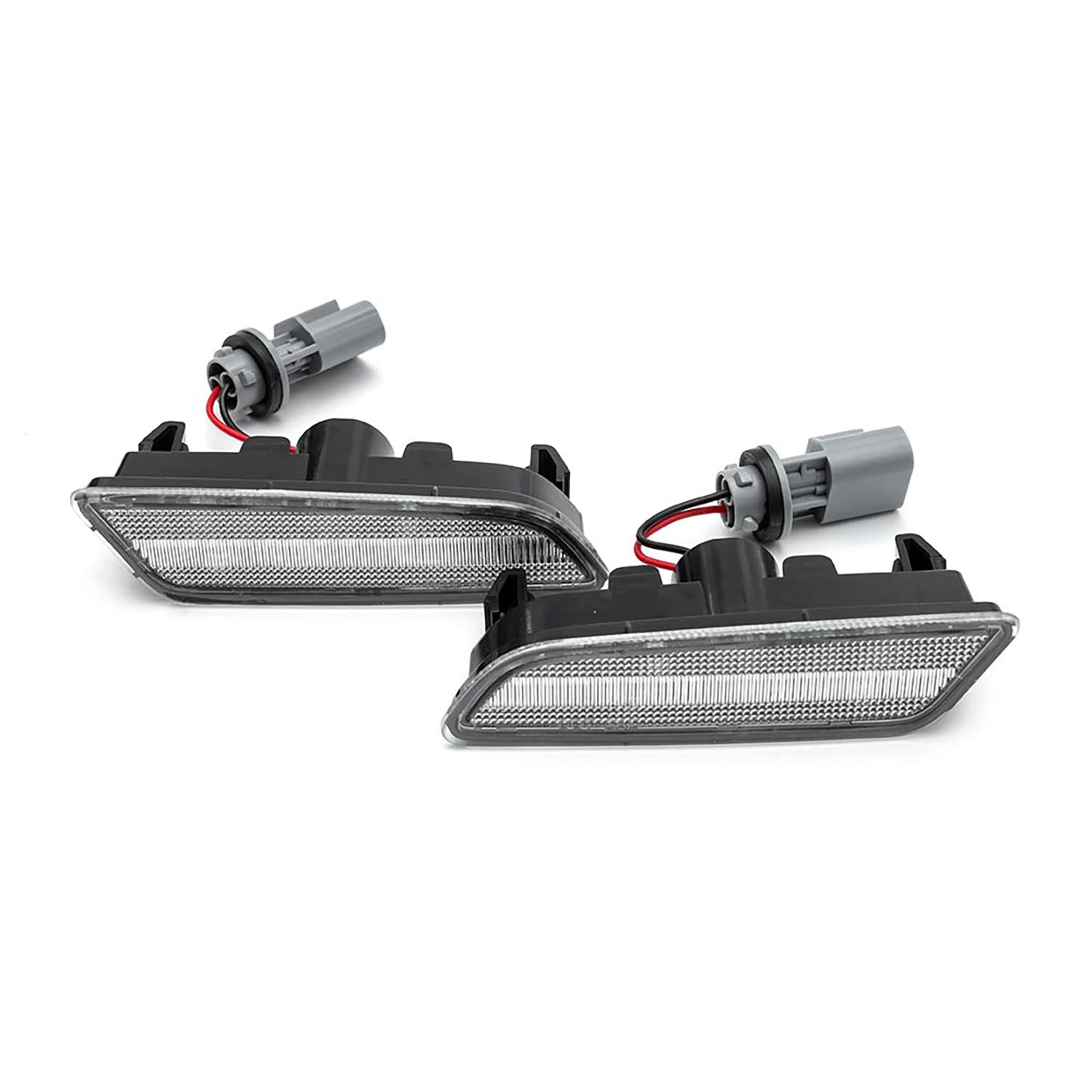 Clear Lens LED Front Bumper Side Marker Lights For 2020+ Hyundai Sonata - NS Auto Lighting