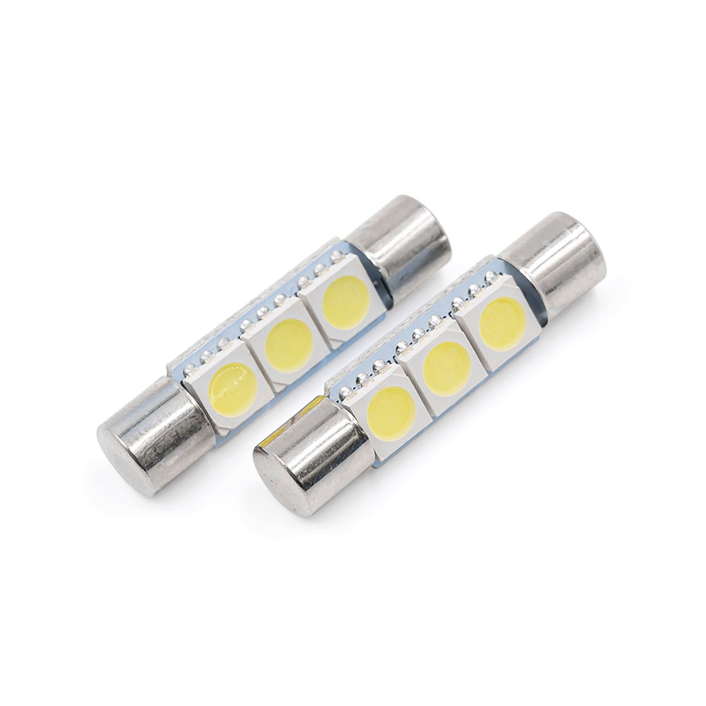29mm 5050 3SMD Festoon LED Interior Sun Visor Vanity Mirror Light Bulbs