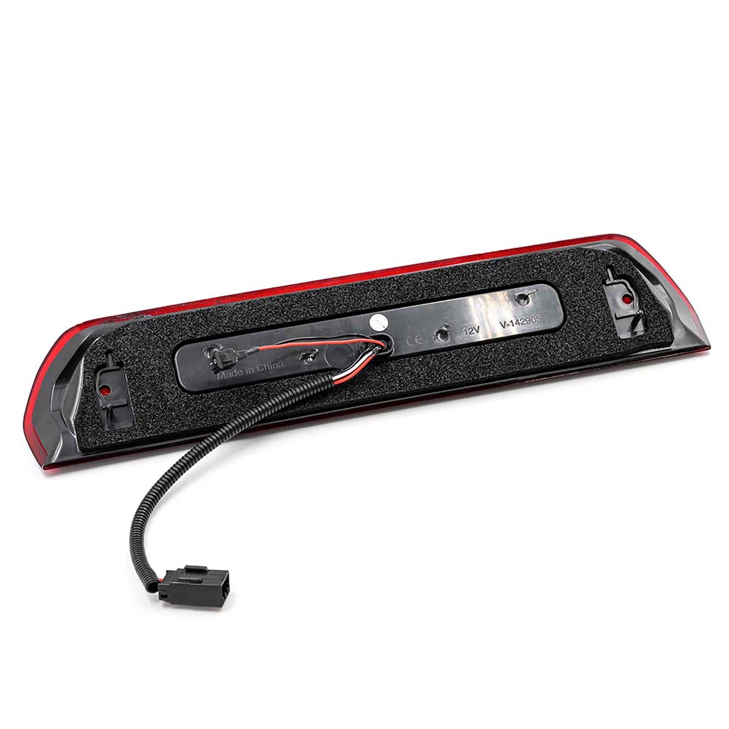 Red Lens F1 Style Strobe LED Third Brake Light For 2002-2009 Dodge Ram - NS Auto Lighting