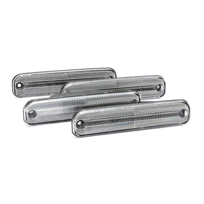 Clear Lens LED Front & Rear Side Marker Lights For 1973-1980 Chevrolet GMC C/K Series Trucks, etc. - NS Auto Lighting