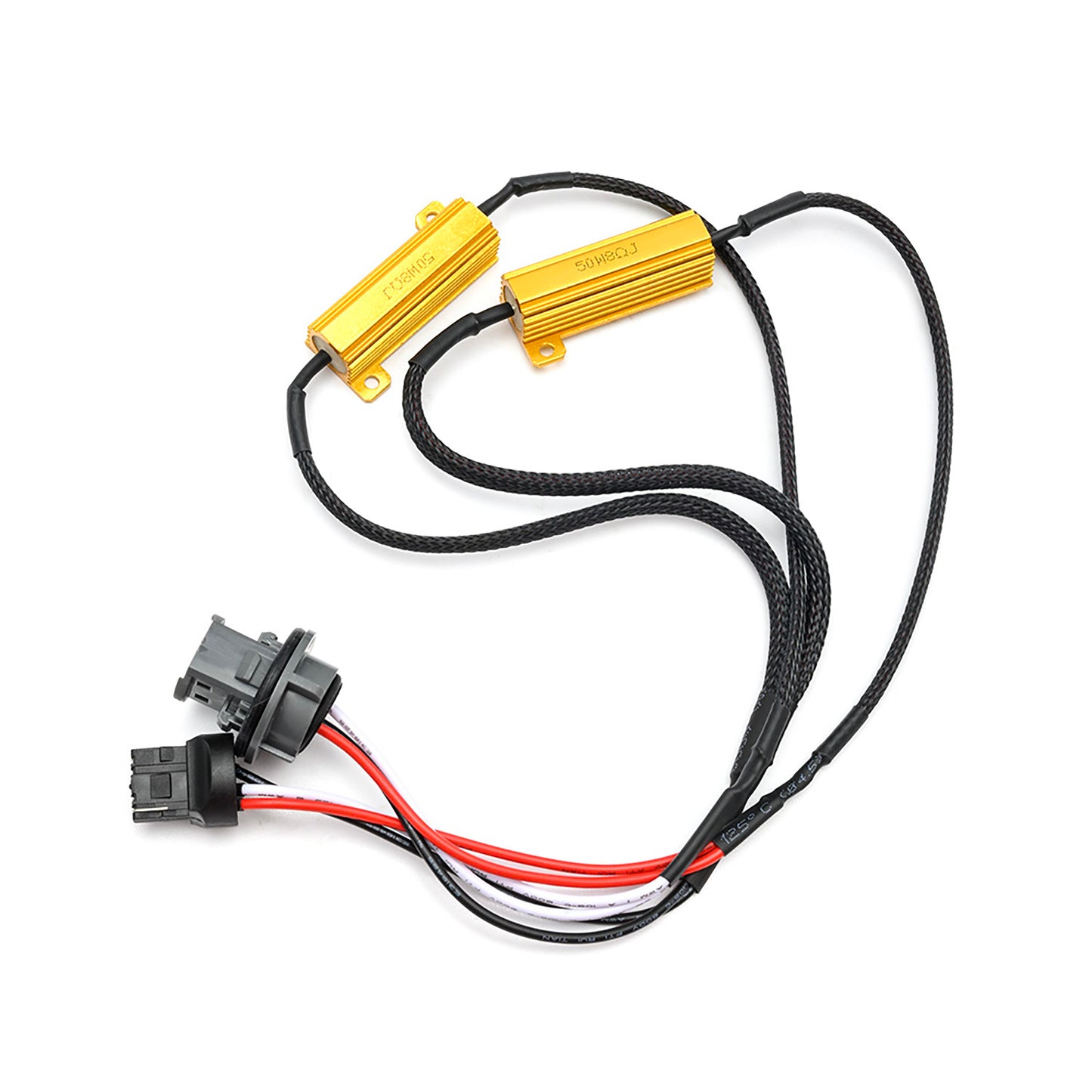 7443 T20 W21/5W Socket 50W 8OHM Metal Load Resistor - NS Auto Lighting