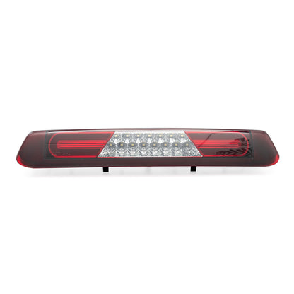 Red Lens Double C-Shaped LED Third Brake Light For 2004-2008 Ford F150, etc. - NS Auto Lighting