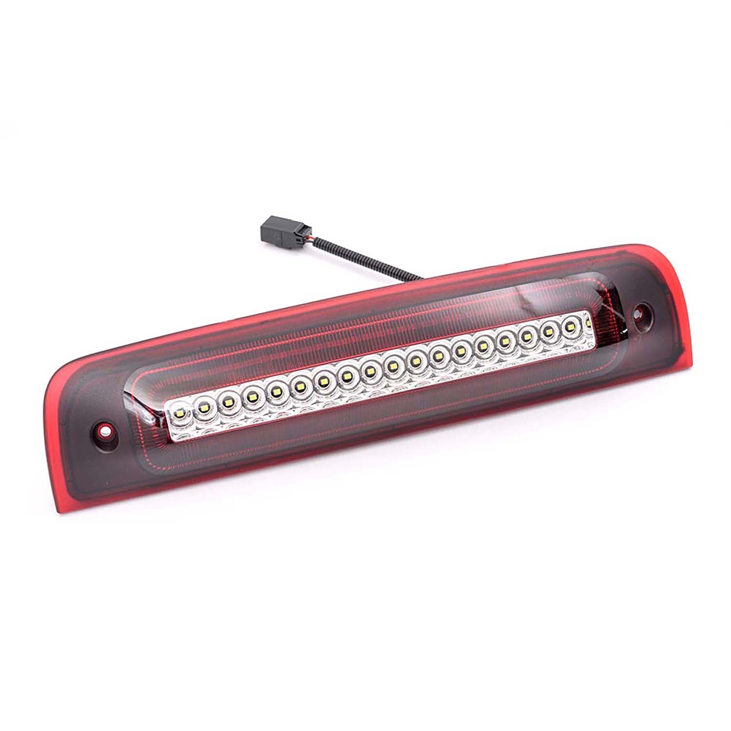 Red Lens F1 Style Strobe LED Third Brake Light For 2009-2018 Dodge Ram - NS Auto Lighting