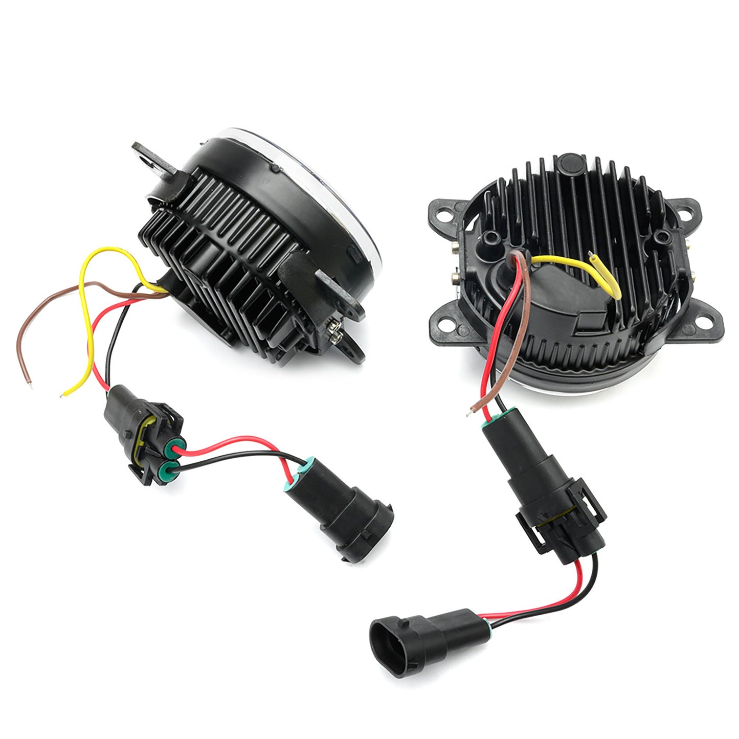 Clear Lens Switchback LED Front Bumper Fog Light Assembly For Jeep, Fiat, etc. - NS Auto Lighting