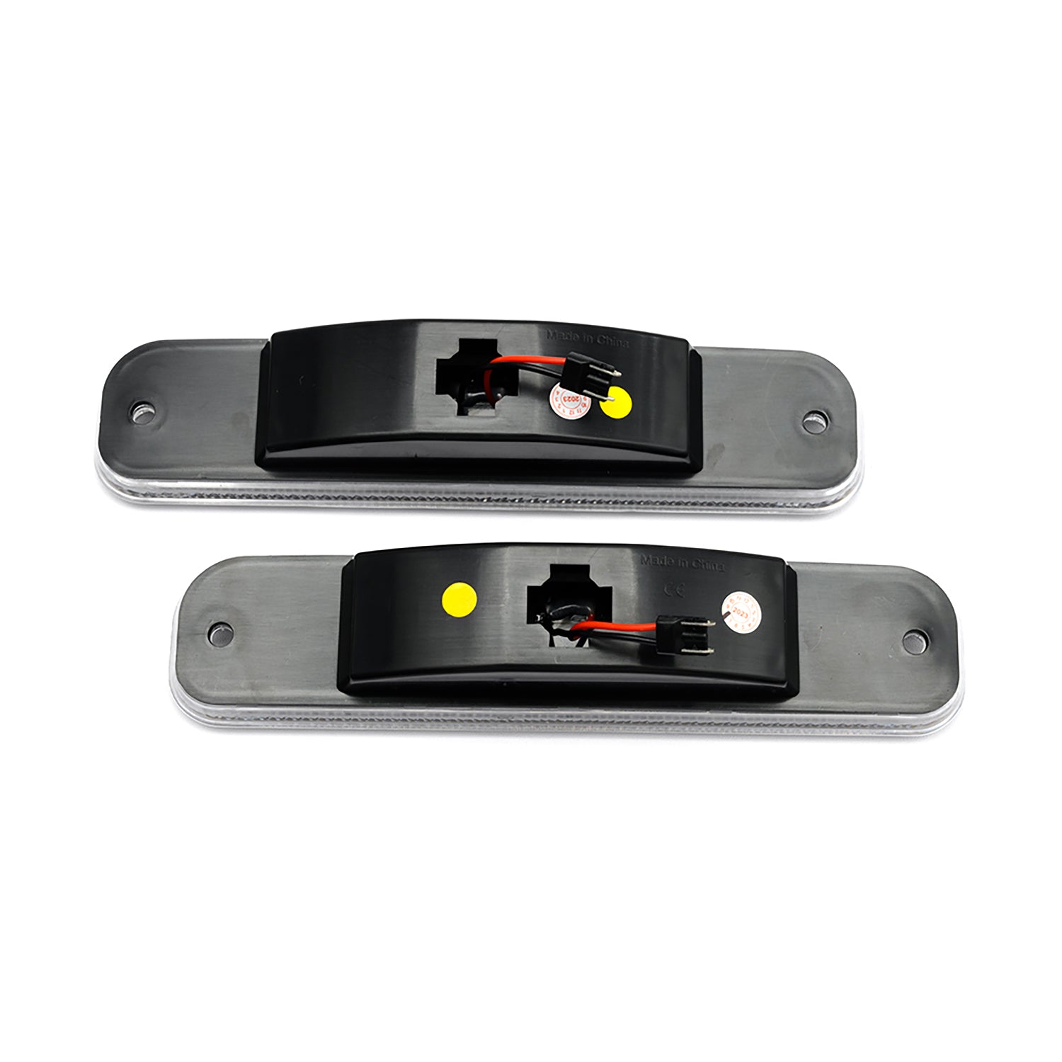 Clear Lens LED Front Bumper Side Marker Lights For 1973-1987 Chevrolet GMC C/K Series Trucks, etc. - NS Auto Lighting