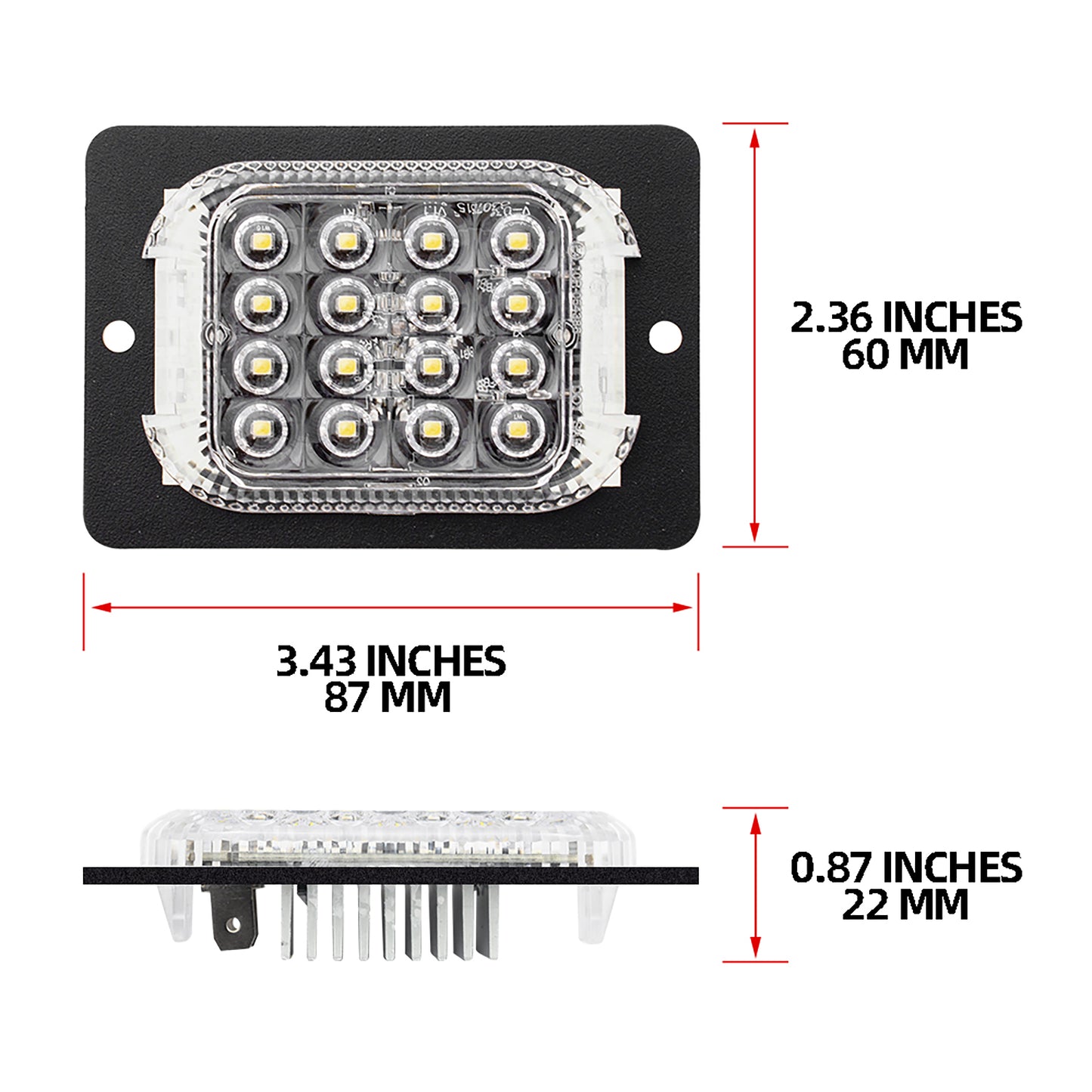 Kit de conversion d&#39;éclairage intérieur à LED pour fourgonnette Ford Transit 2015+