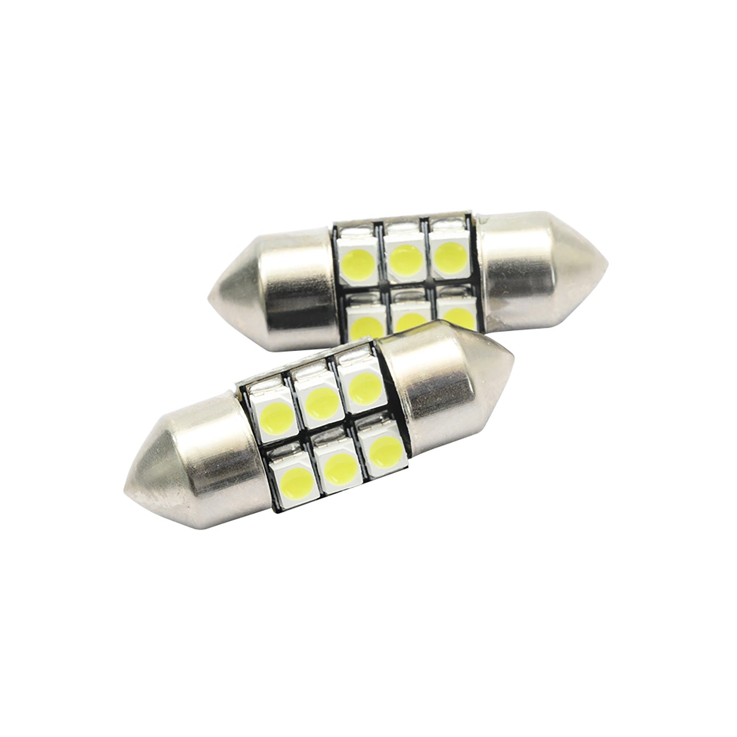 27mm 2835 6SMD Festoon LED Interior Dome Reading Light Bulbs