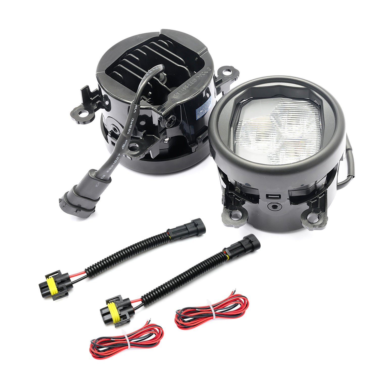 White LED Front Bumper Driving Beam Fog Light Assembly For Alfa Romeo, etc. - NS Auto Lighting
