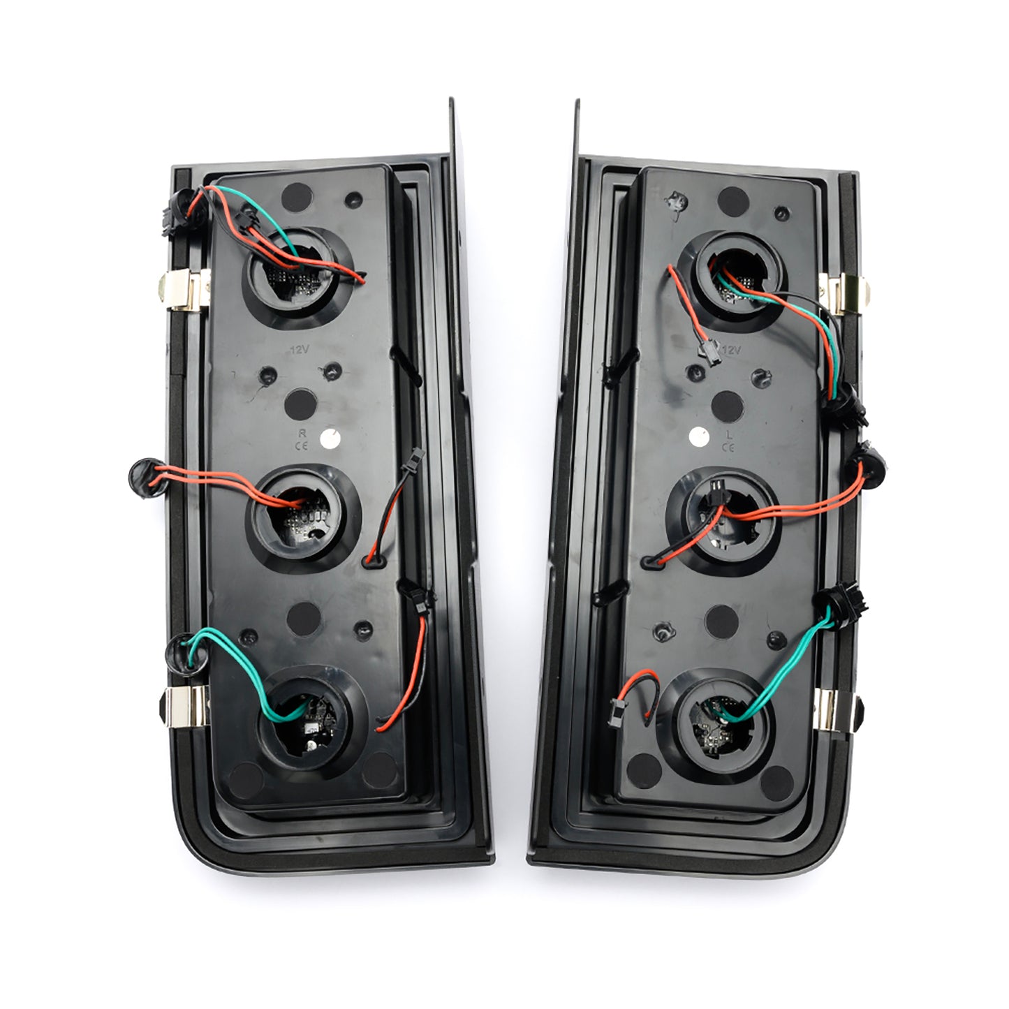Smoked Lens EV Style LED Tail Light Assembly For 2003-2009 Hummer H2 SUV - NS Auto Lighting