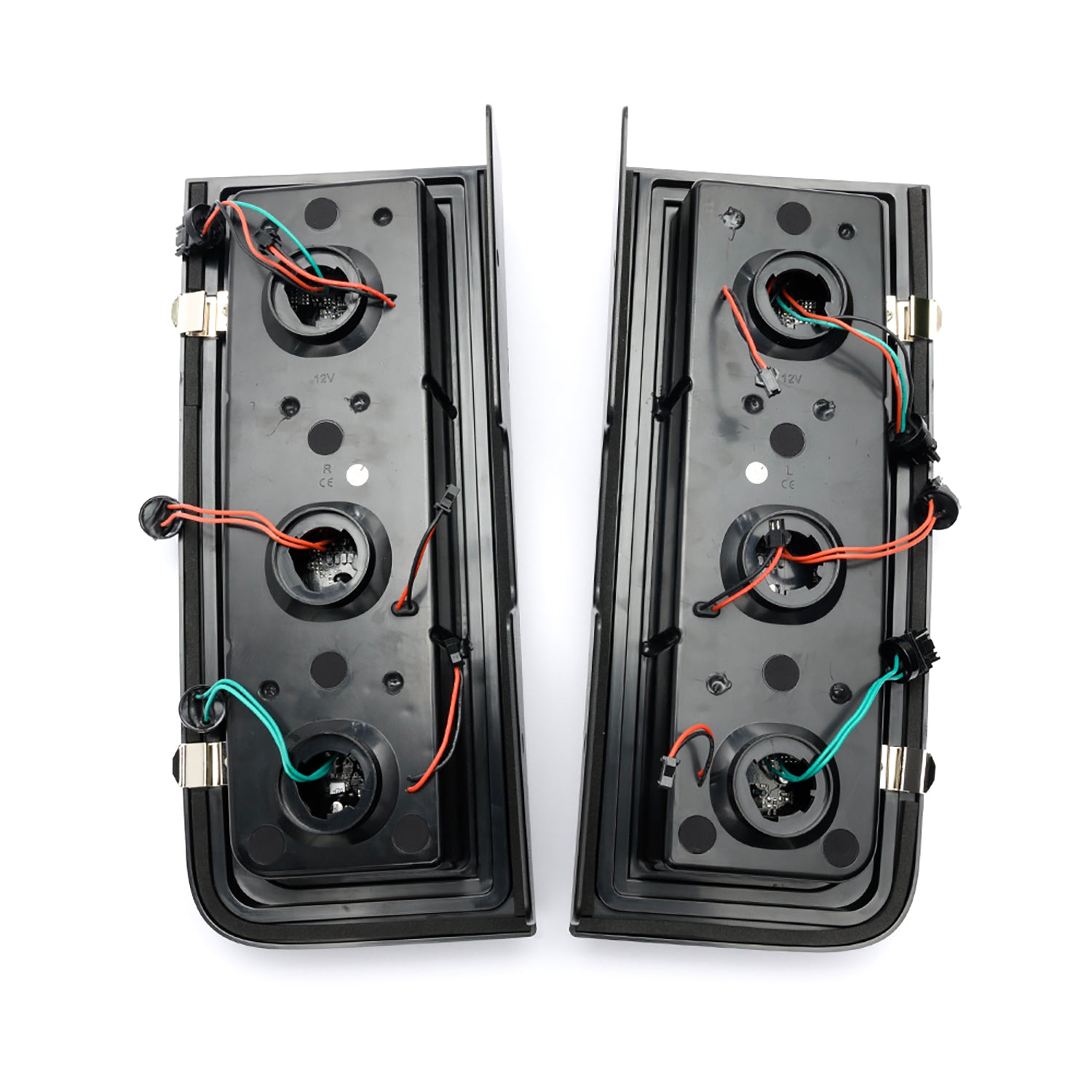 Smoked Lens EV Style LED Tail Light Assembly For 2003-2009 Hummer H2 SUV - NS Auto Lighting