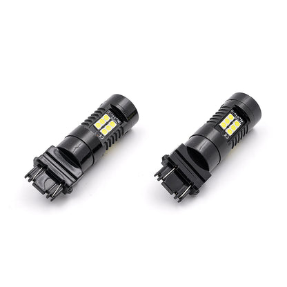 Ampoule de feux de jour à LED 3157 T25 pour Jeep Grand Cherokee WK2 Compass 2011-2013 3156 3056 3057, ampoule DRL super brillante avec projecteur, blanc xénon 7 000 K