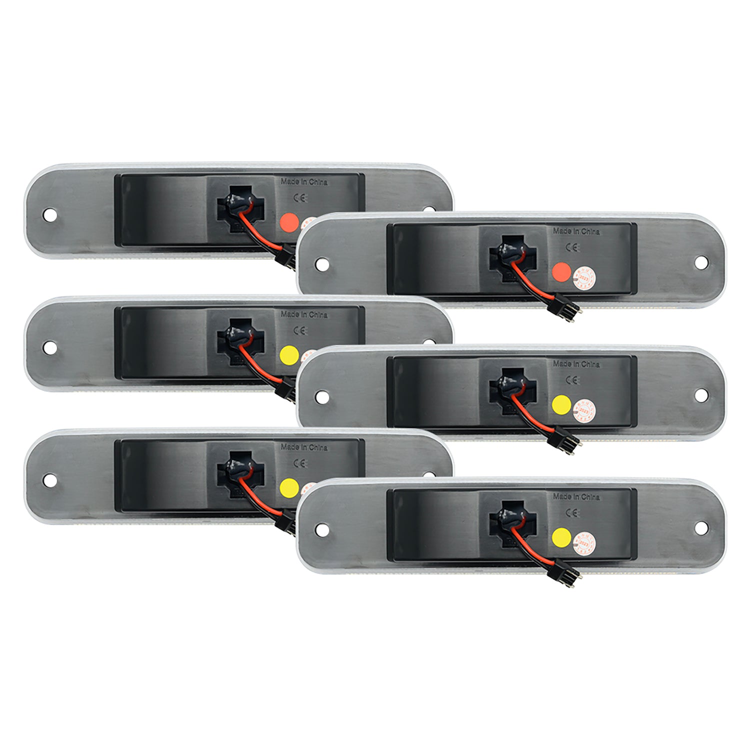 Clear Lens LED Front & Rear Side Marker Lights For 1973-1980 Chevrolet GMC C/K Series Trucks - NS Auto Lighting