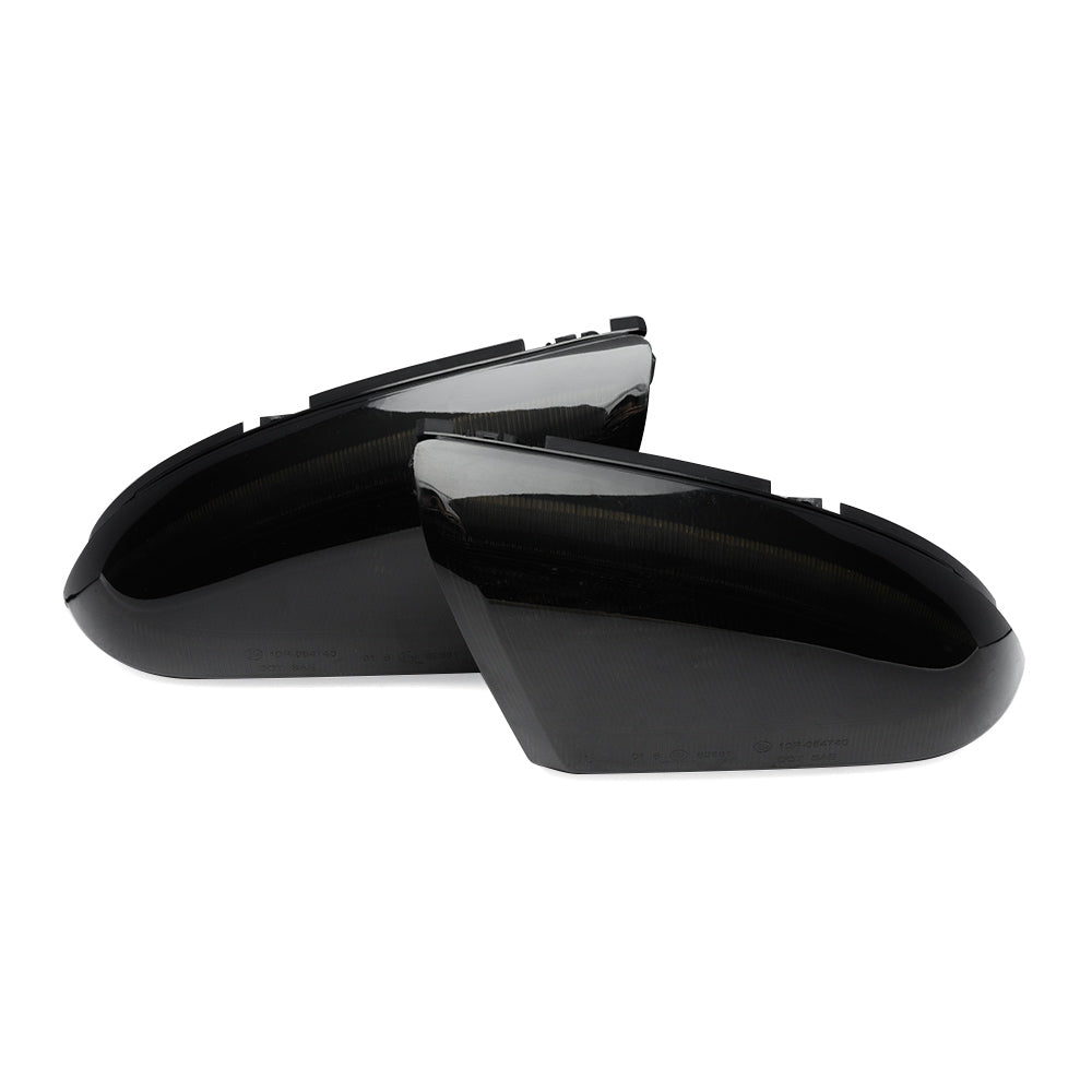 Smoked Lens Dynamic Switchback LED Side Mirror Turn Signal & Puddle Lights For 2009-2023 Dodge Ram - NS Auto Lighting