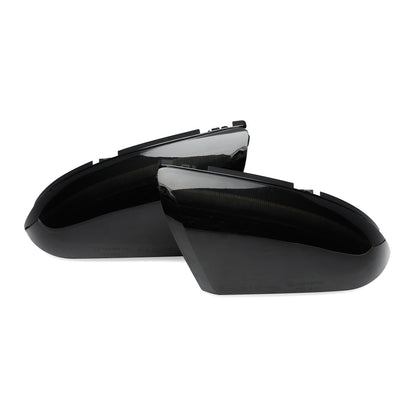 Smoked Lens Dynamic Switchback LED Side Mirror Turn Signal & Puddle Lights For 2009-2023 Dodge Ram - NS Auto Lighting