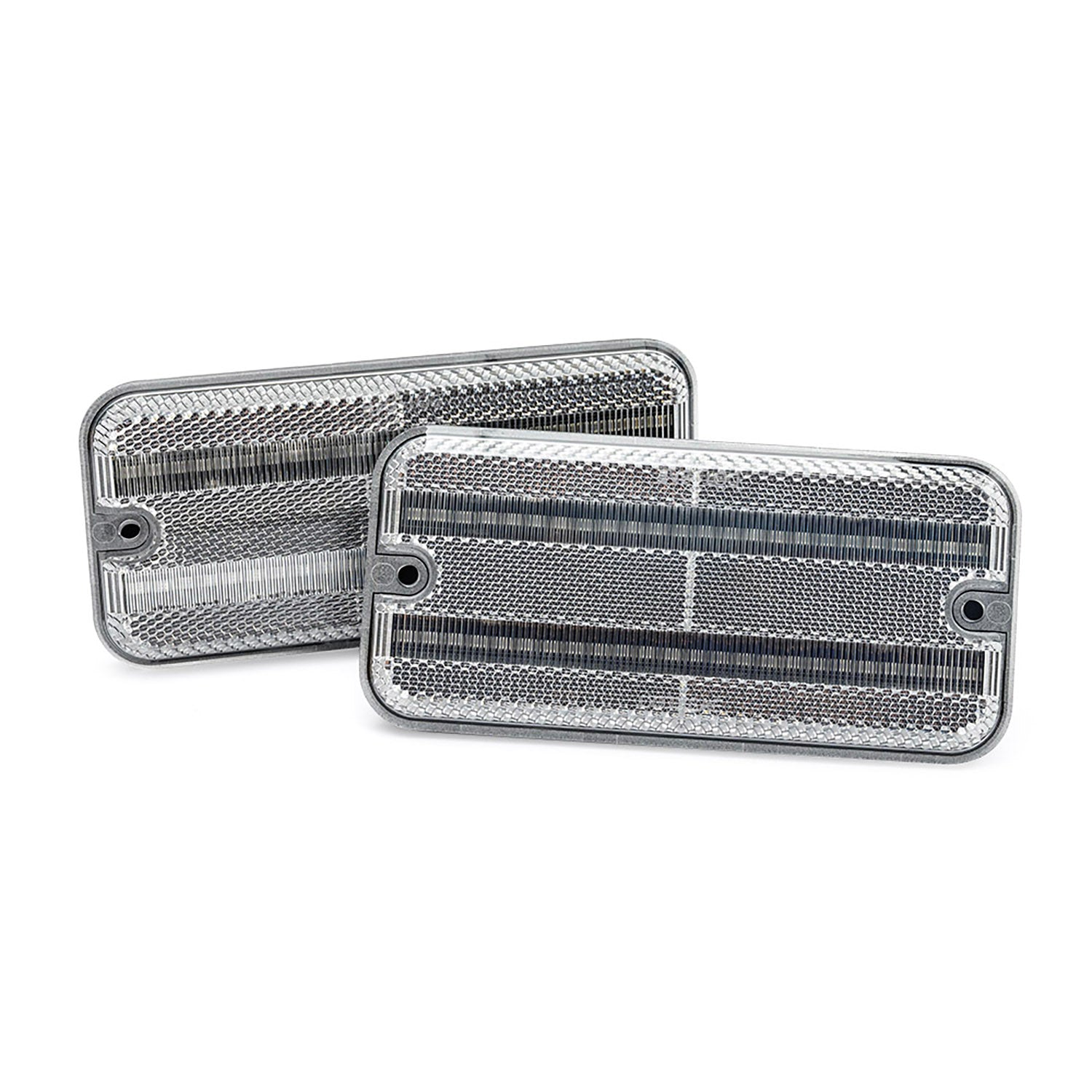 Clear Lens LED Front & Rear Side Marker Lights For 1985-1996 Chevrolet Van, etc. - NS Auto Lighting