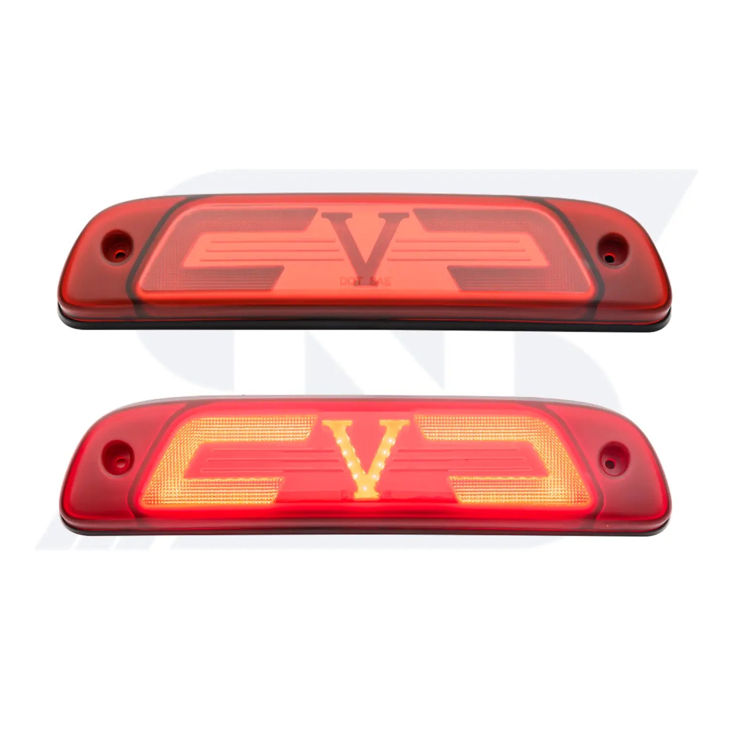 Getönte Linse, doppelte C-förmige LED-Dritte Bremsleuchte für 1995-2015 Toyota Tacoma