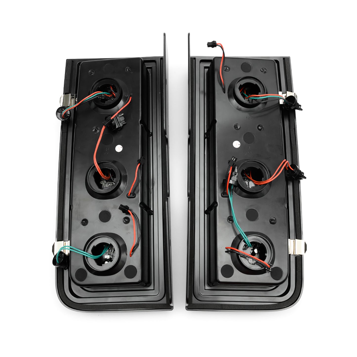 Clear Lens EV Style LED Tail Light Assembly For 2003-2009 Hummer H2 SUV - NS Auto Lighting