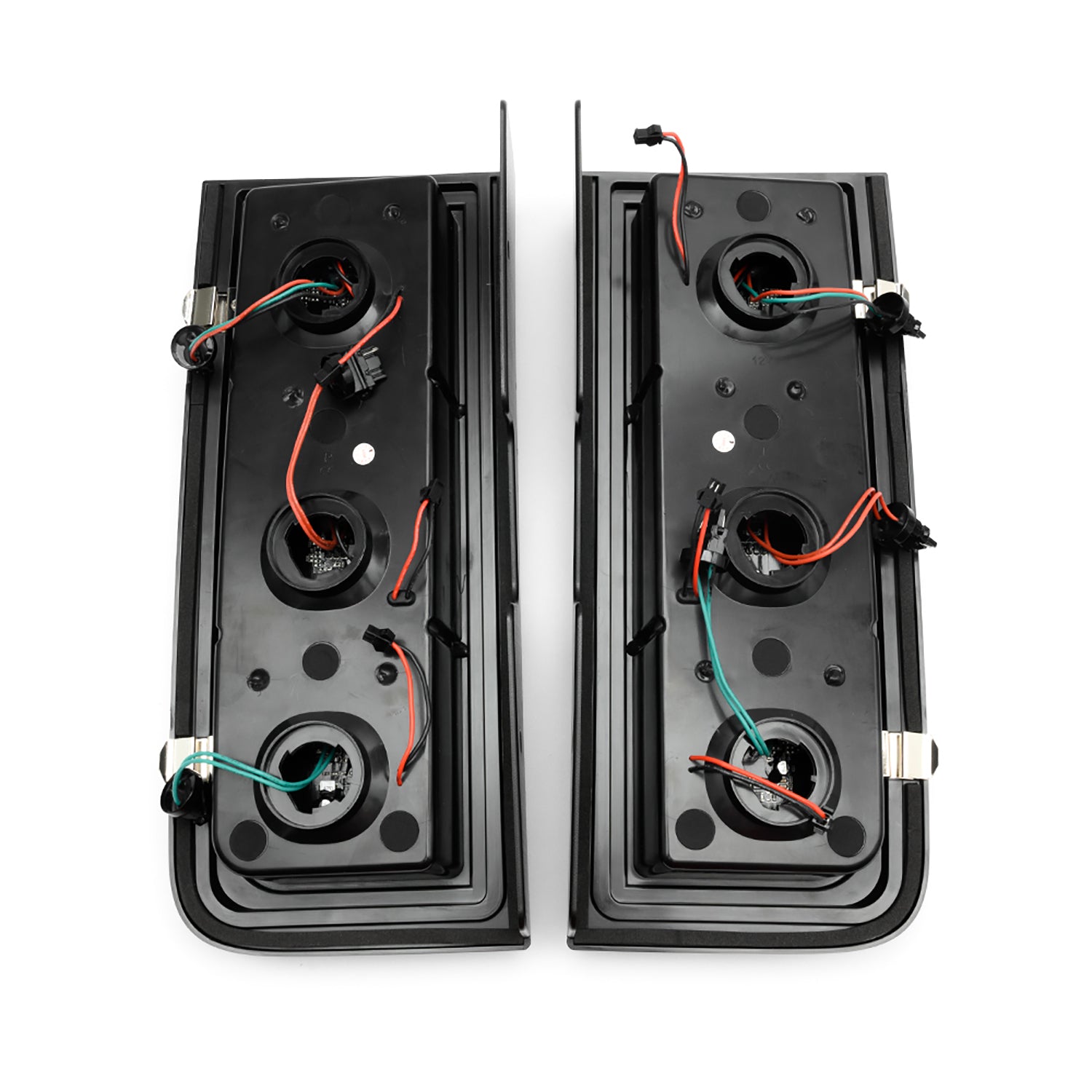 Clear Lens EV Style LED Tail Light Assembly For 2003-2009 Hummer H2 SUV - NS Auto Lighting