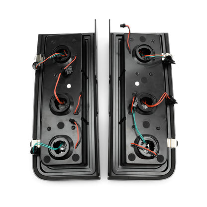 Clear Lens EV Style LED Tail Light Assembly For 2003-2009 Hummer H2 SUV - NS Auto Lighting