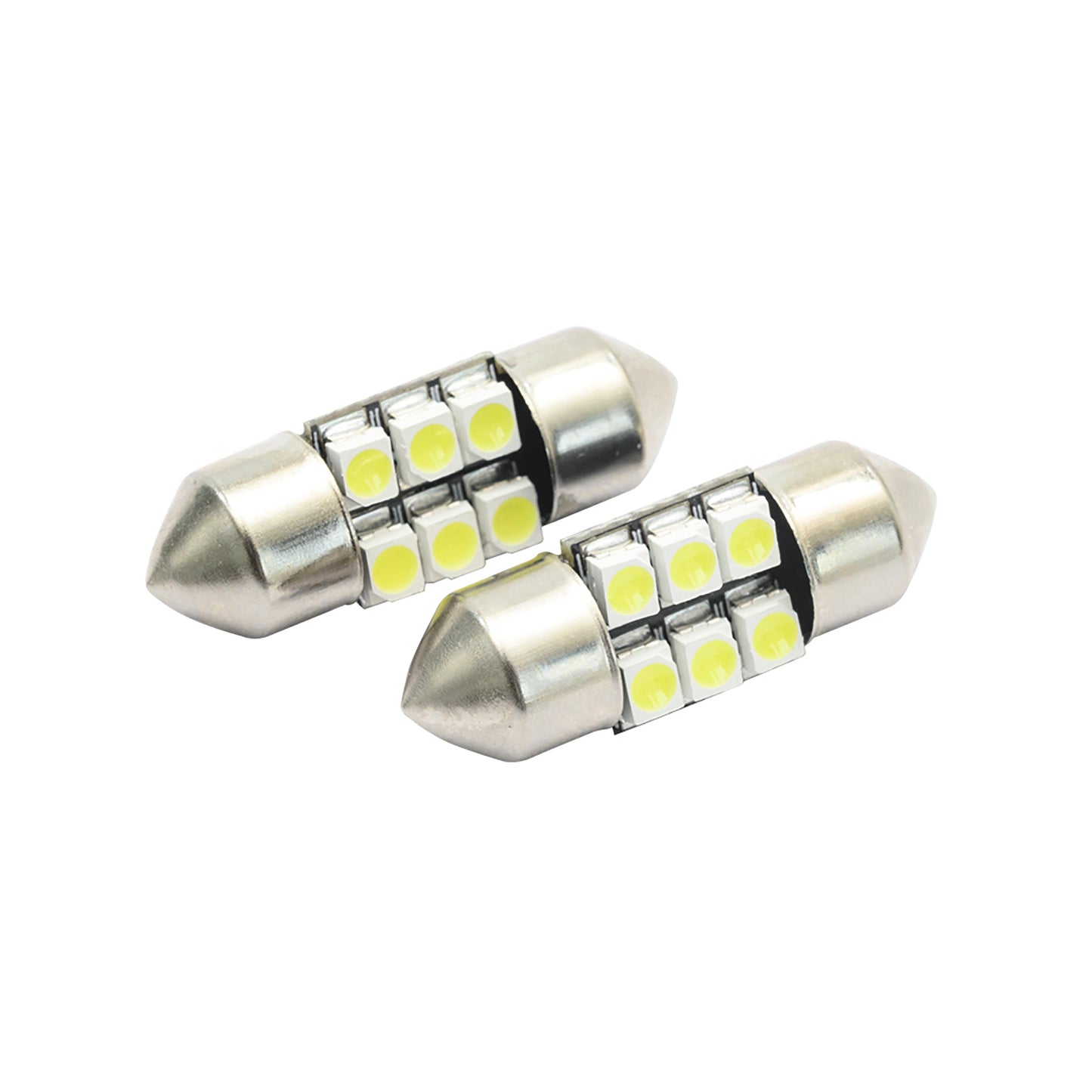 27mm 2835 6SMD Festoon LED Interior Dome Reading Light Bulbs