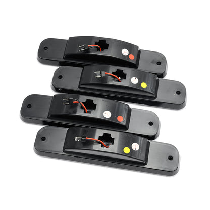 Smoked Lens LED Front & Rear Side Marker Lights For 1973-1980 Chevrolet GMC C/K Series Trucks, etc. - NS Auto Lighting