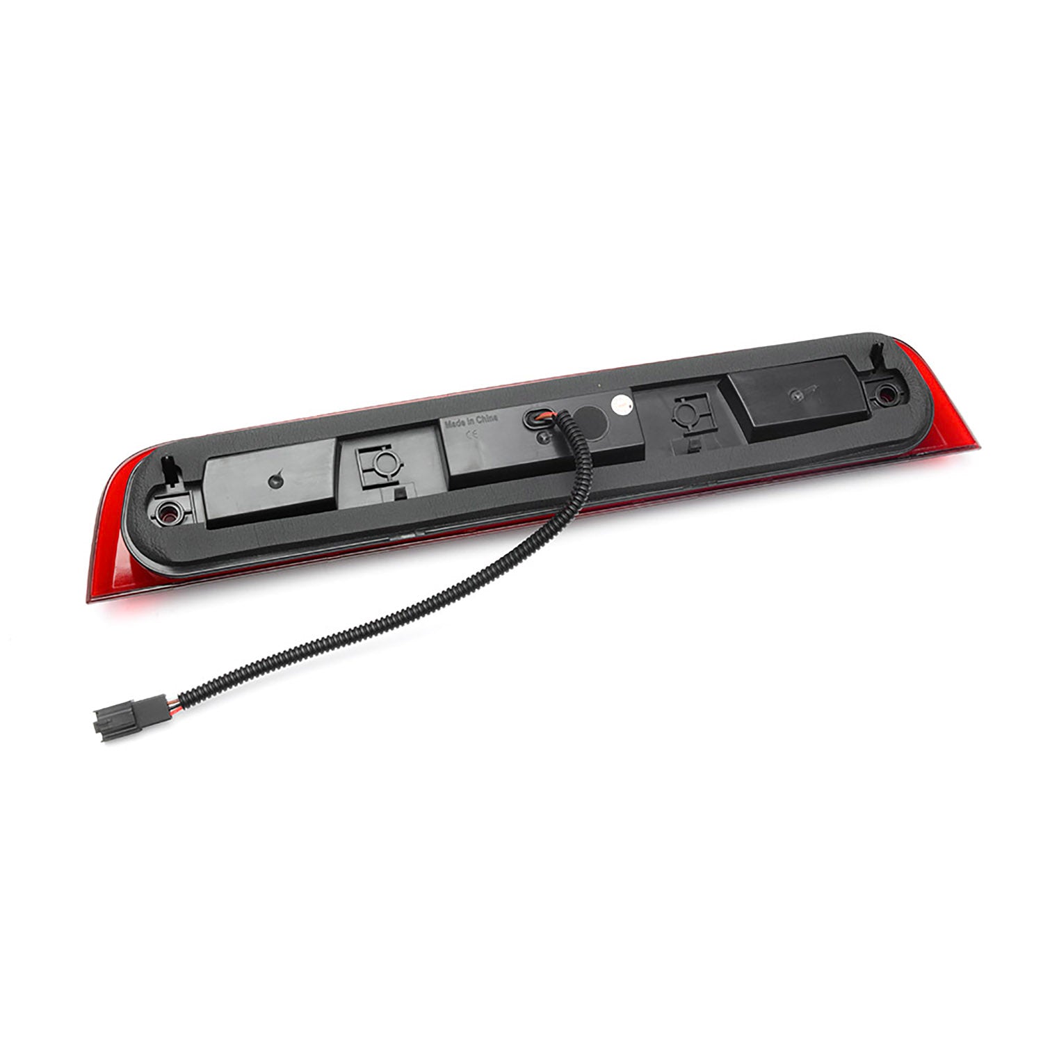 Red Lens Double C-Shaped LED Third Brake Light For 2019-2023 RAM 1500 - NS Auto Lighting