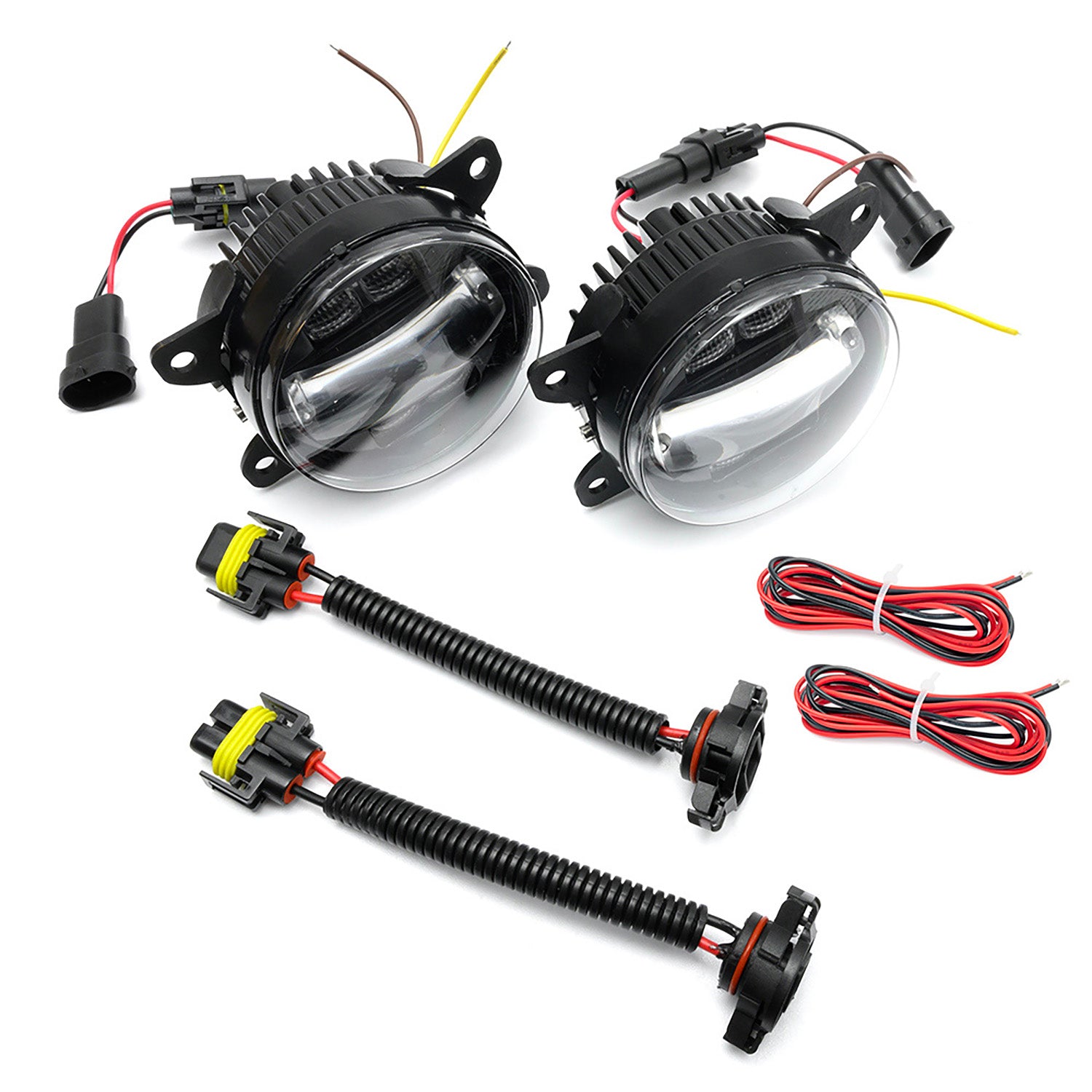 Smoked Lens Switchback LED Front Bumper Fog Light Assembly For Peugeot and Citroen - NS Auto Lighting