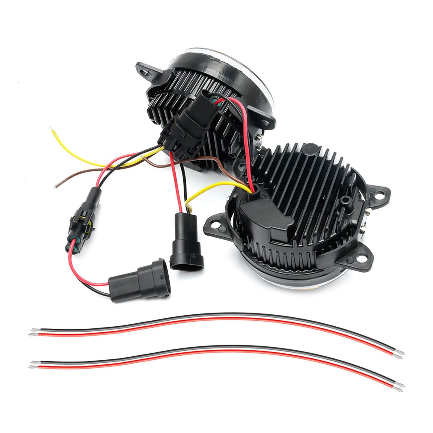 Smoked Lens Switchback LED Front Bumper Fog Light Assembly For Mercedes Benz and Smart - NS Auto Lighting