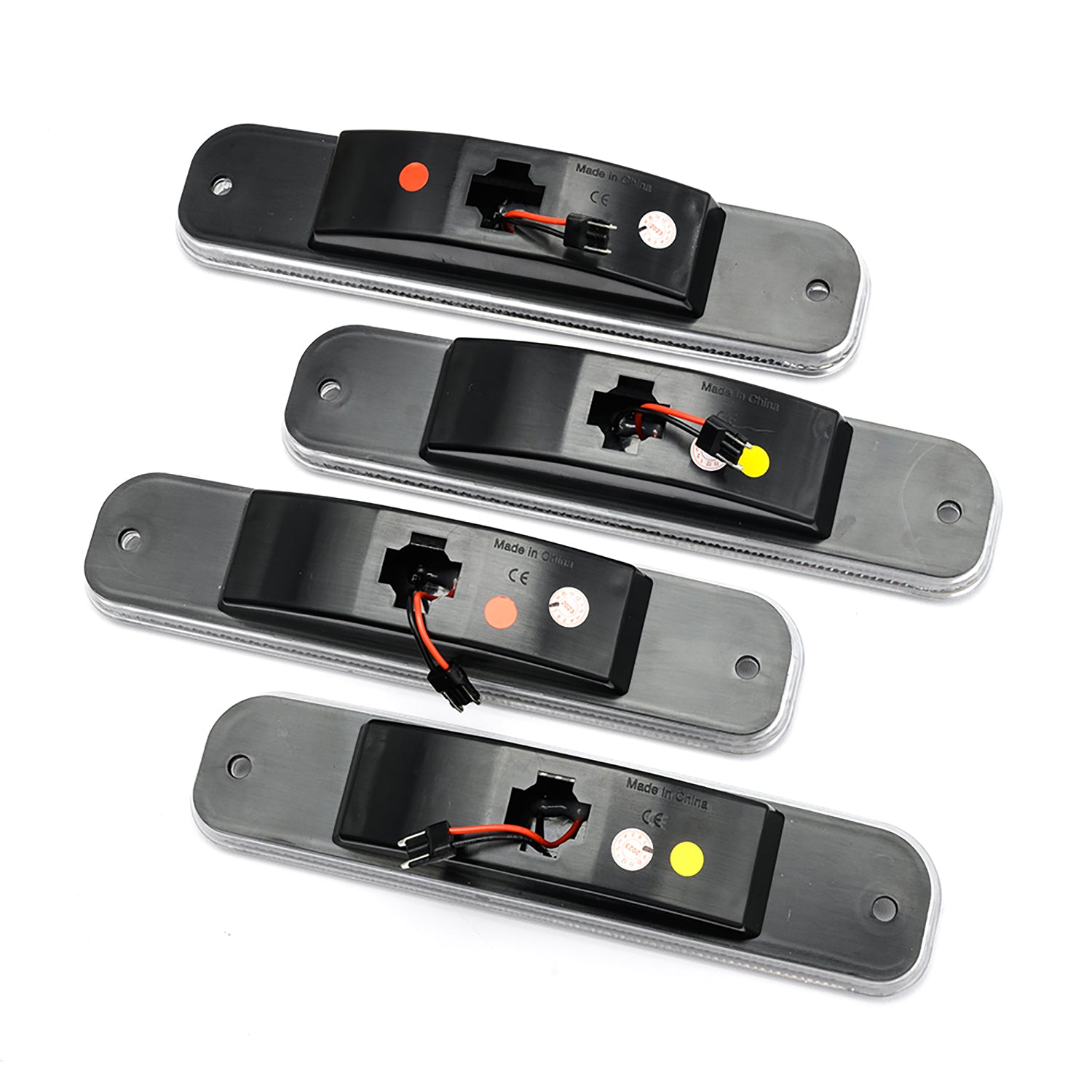 Clear Lens LED Front & Rear Side Marker Lights For 1973-1980 Chevrolet GMC C/K Series Trucks, etc. - NS Auto Lighting
