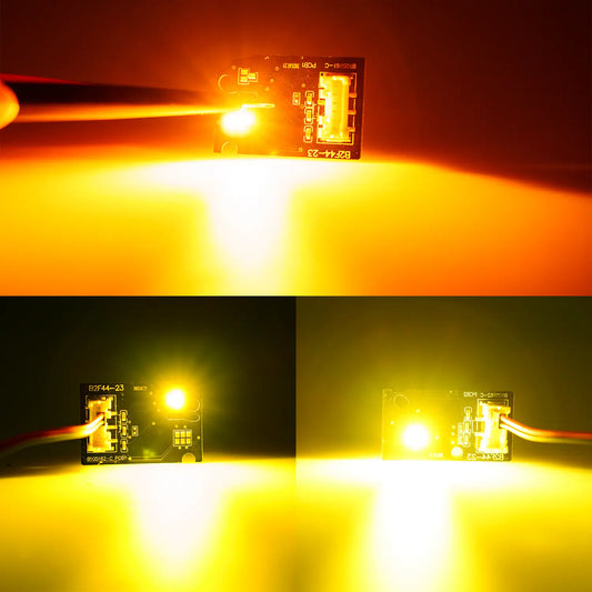 CSL-Style Yellow LED Headlight DRL Module Set for 2020-2024 BMW F44