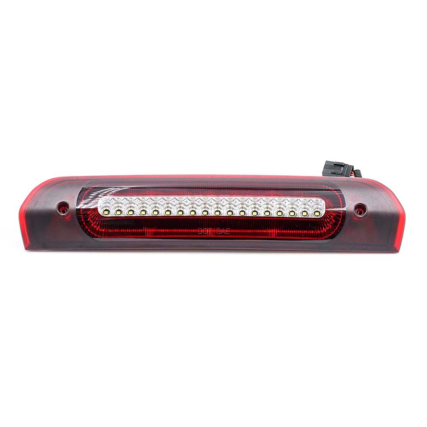 Red Lens F1 Style Strobe LED Third Brake Light For 2002-2009 Dodge Ram - NS Auto Lighting