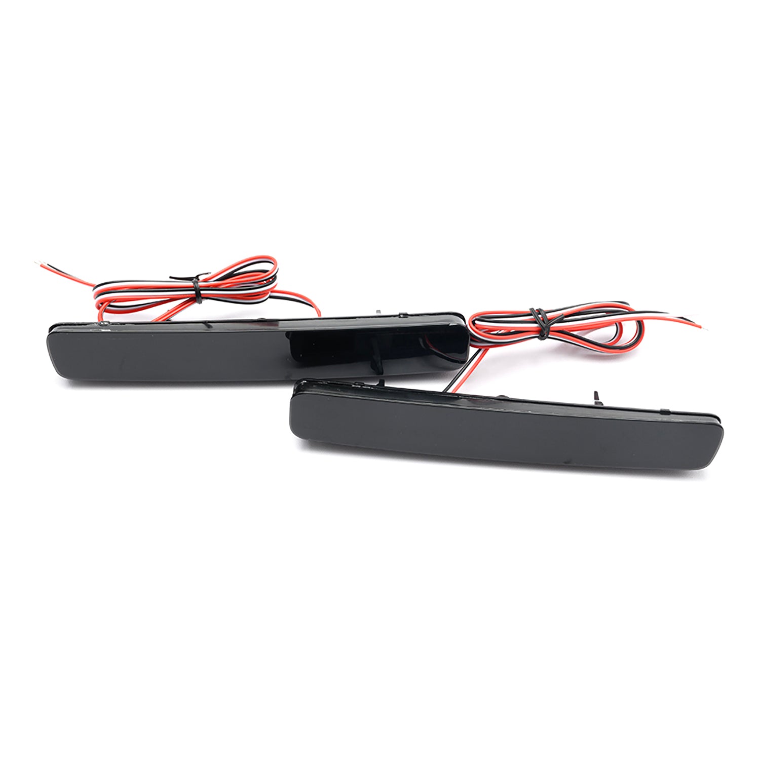 Smoked Lens LED Rear Bumper Reflector Lights For 2023+ Toyota GR Corolla, etc. - NS Auto Lighting