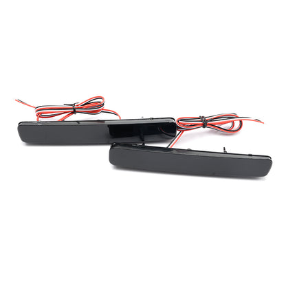 Smoked Lens LED Rear Bumper Reflector Lights For 2023+ Toyota GR Corolla, etc. - NS Auto Lighting