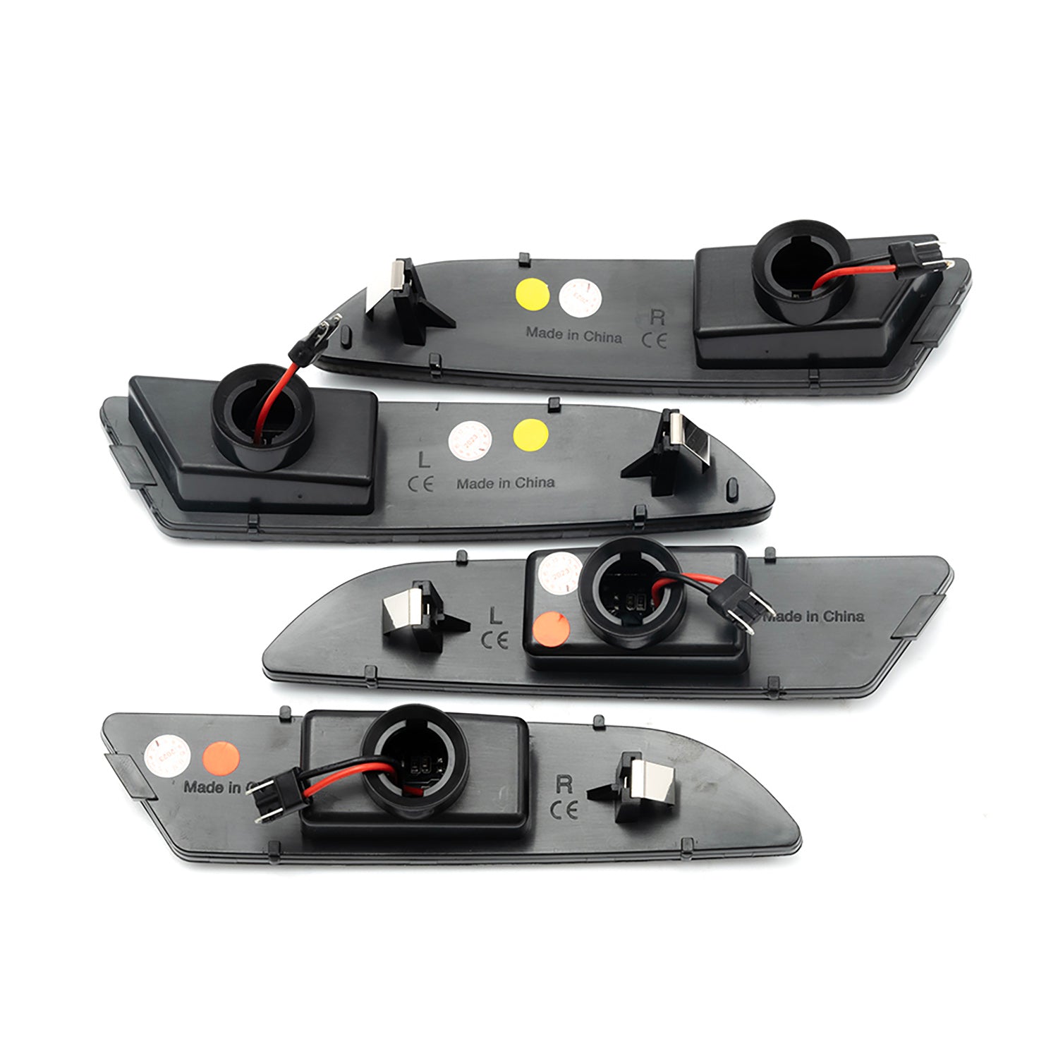 Smoked Lens LED Front & Rear Side Marker Lights For 2004-2008 Chrysler Crossfire - NS Auto Lighting