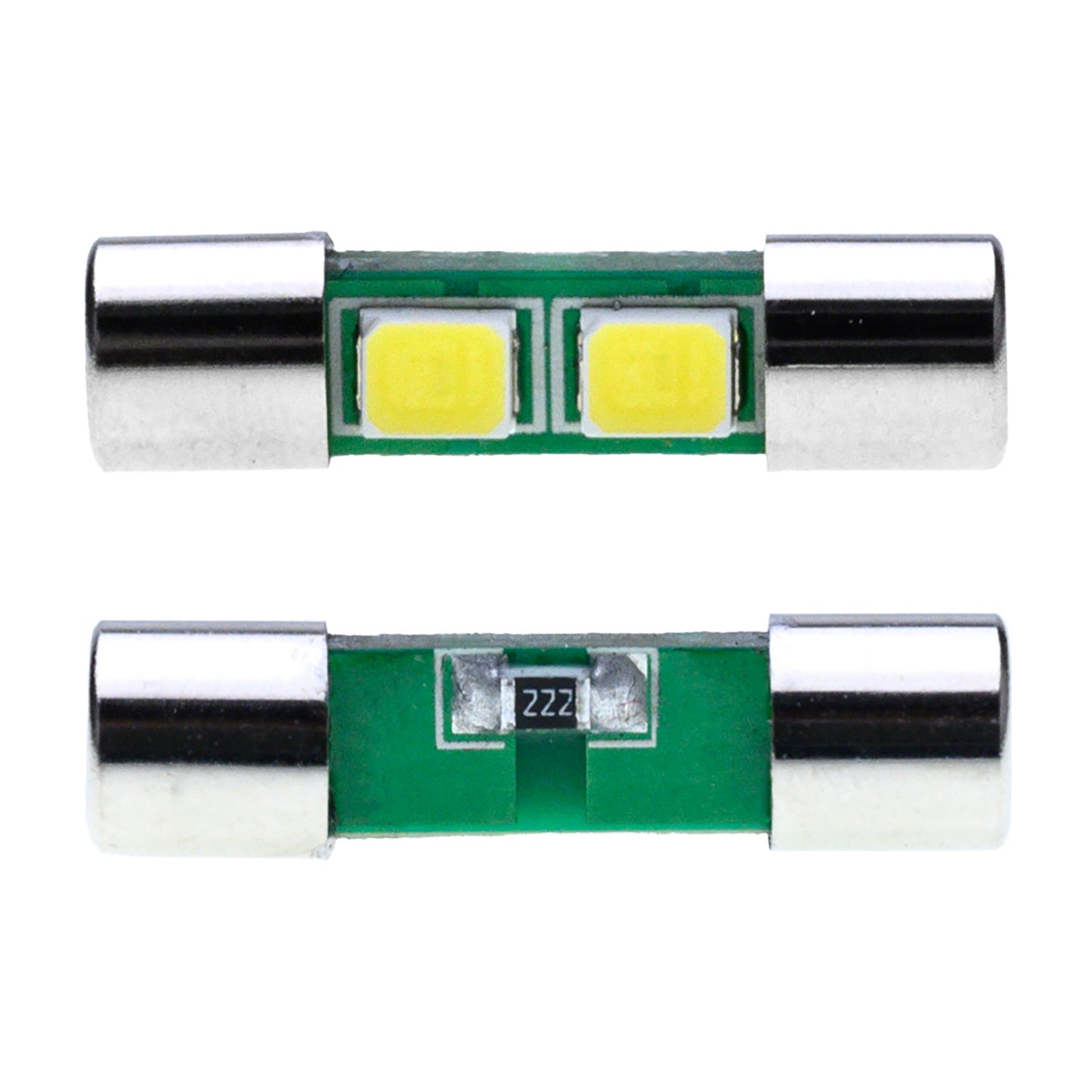 20mm 2835 Festoon LED Sun Visor Vanity Mirror Light Bulbs For 2004-2013 Nissan Titan, etc. - NS Auto Lighting