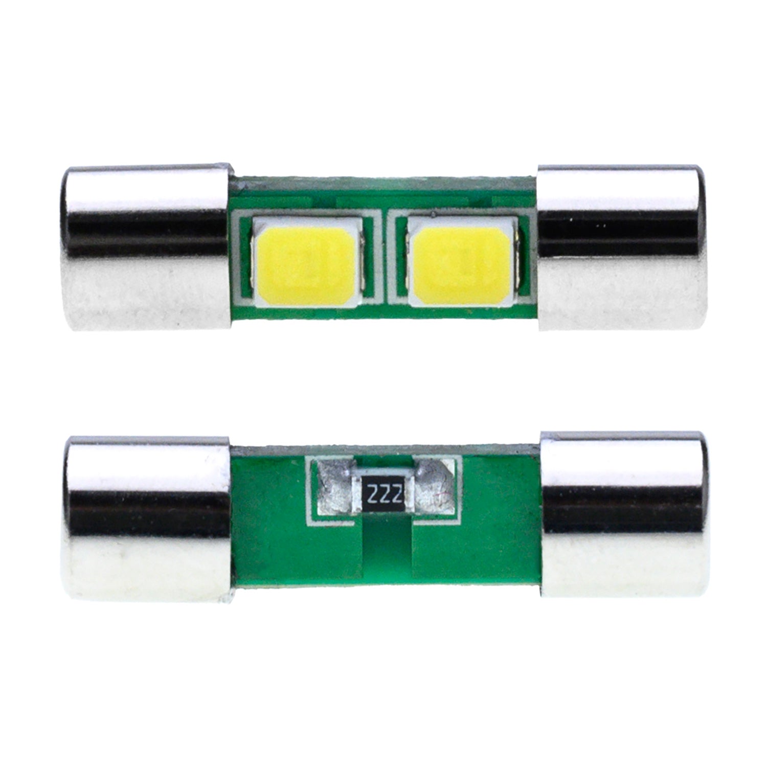 20mm 2835 Festoon LED Sun Visor Vanity Mirror Light Bulbs For 2004-2013 Nissan Titan, etc. - NS Auto Lighting