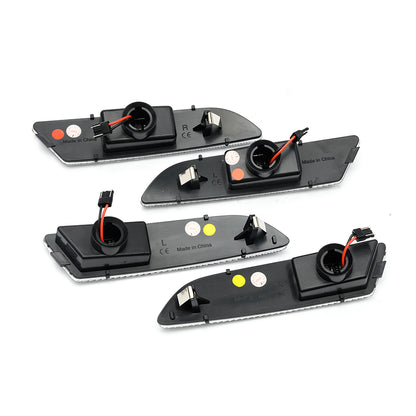 Clear Lens LED Front & Rear Side Marker Lights For 2004-2008 Chrysler Crossfire - NS Auto Lighting