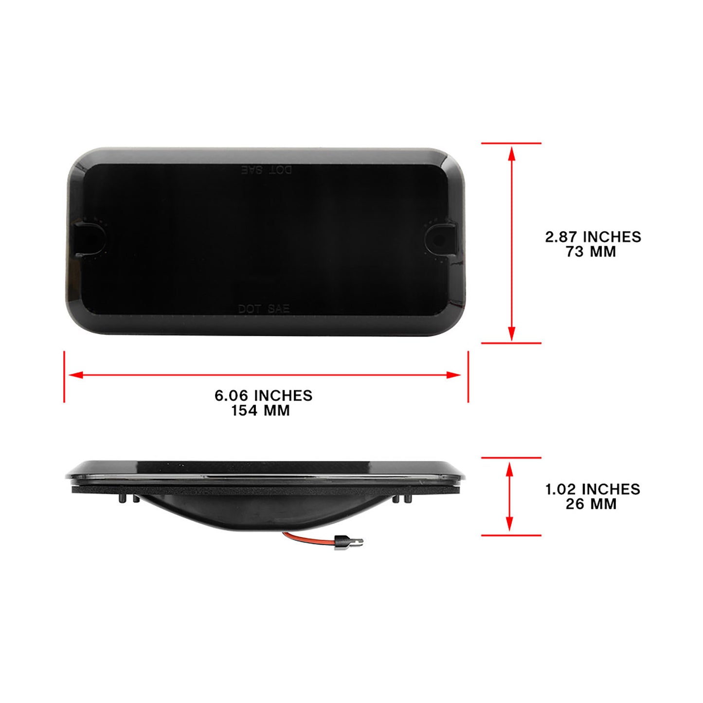 Smoked Lens LED Front & Rear Side Marker Lights For 1985-1996 Chevrolet Van, etc. - NS Auto Lighting