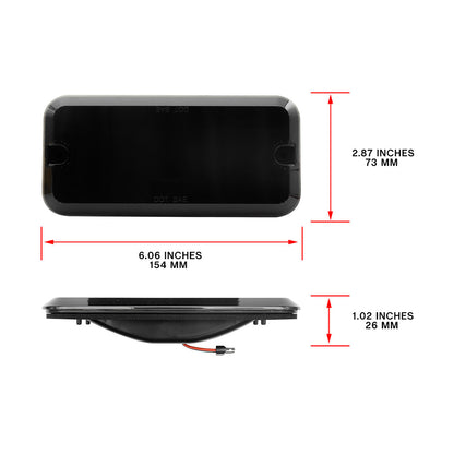 Smoked Lens LED Front & Rear Side Marker Lights For 1985-1996 Chevrolet Van, etc. - NS Auto Lighting