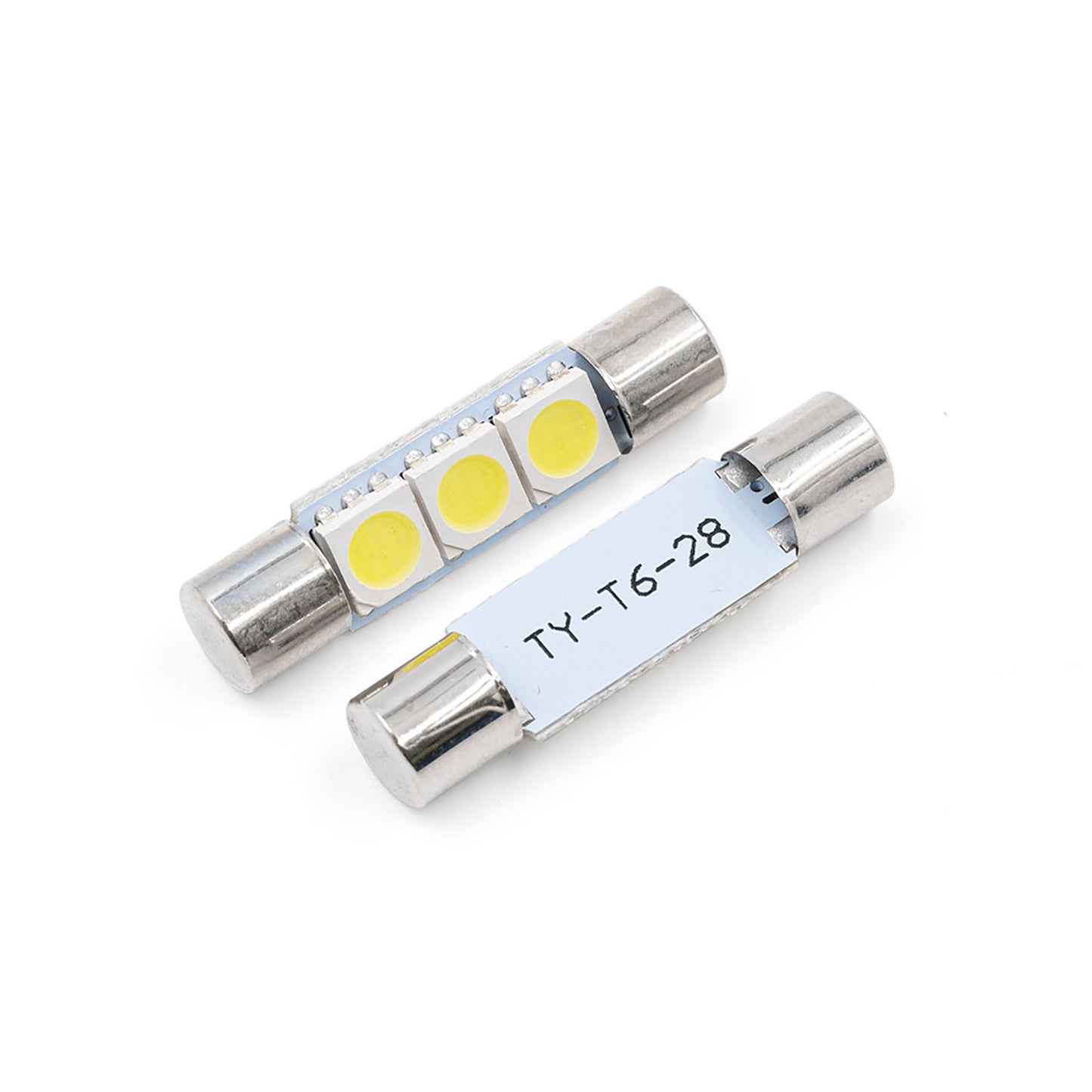 29mm 5050 3SMD Festoon LED Interior Sun Visor Vanity Mirror Light Bulbs
